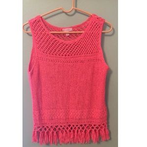Lily Pulitzer fringe tank